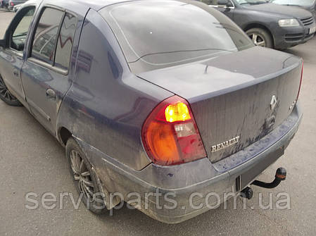 Фаркоп Renault Symbol седан 1999-2014 (Thalia) без підрізу бампера, фото 1