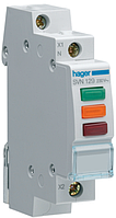 Сигнальний індикатор фаз триколірний LED 230V AC SVN129 Hager на DIN-рейку