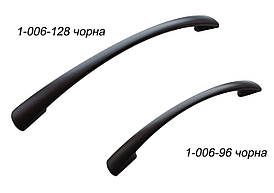 Ручки меблеві Alva 1/006 чорні матові