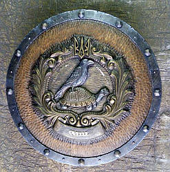 Ексклюзивний дерев'яний щит ручної роботи, середньовічний щит для інтер'єру