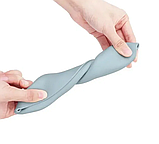 Водонепроникний силіконовий нагрудник для малюків (Блакитний), фото 4