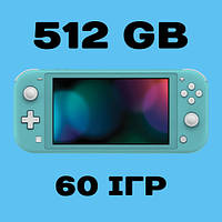 Прошитая Nintendo Switch Lite 32GB+MicroCD 512GB(60 игр)