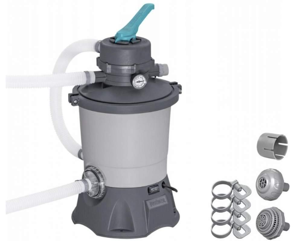 Пісочний фільтр насос (3028л/год), 8.5кг, Bestway 58515, фото 1