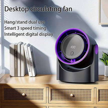 Настільний компактний турбо-вентилятор (40), фото 1