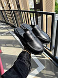 Мюлі жіночі шкіряні чорні, фото 2