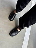 Мюлі жіночі шкіряні чорні, фото 3