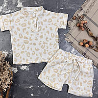 Костюм muslin cotton BEWARM дитячий шорти + футболка Лео