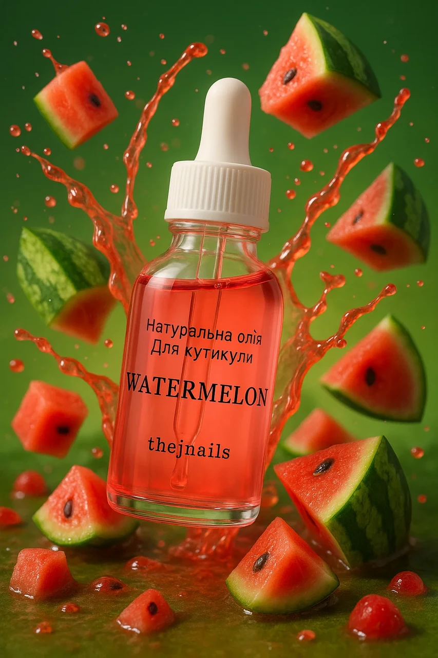 Натуральна олія для кутикули 50 мл watermelon