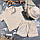 Костюм muslin cotton BEWARM дитячий шорти + футболка + панамка Бежевий, фото 3