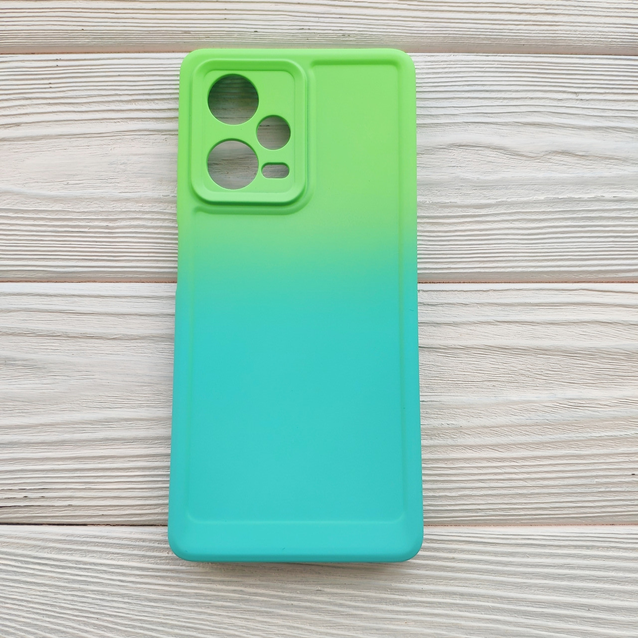 Чохол TPU Gradient для Xiaomi Redmi Note 12 Pro 5G Green-blue
