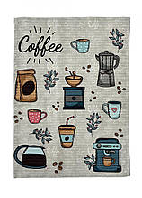 Рушник вафельний Кава бежева ТМ ПРОВАНС