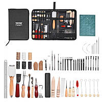 Інструмент для роботи зі шкірою VEVOR, 50 шт., інструмент для тиснення, штампування, швейні роботи 322610