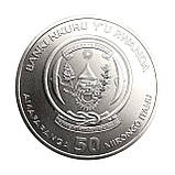 Срібна монета 50 франків Руанди «Рік Тигра» 1oz 2022 – сила, рішучість, фото 8