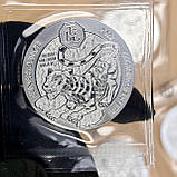 Срібна монета 50 франків Руанди «Рік Тигра» 1oz 2022 – сила, рішучість, фото 11