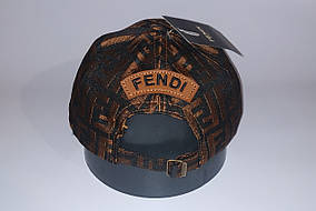 Бейсболка чоловіча Fendi 25-TY12I коричнева, фото 4