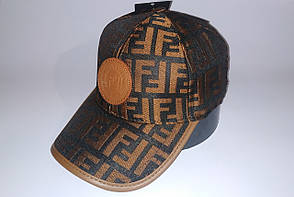 Бейсболка чоловіча Fendi 25-TY12I коричнева, фото 1