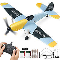 Vevor 314707 Літак RC, 2,4 ГГц 3-канальний літак з дистанційним керуванням та 6-осьовим гіростабілізатором, готова до польоту