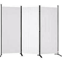 VEVOR Перегородка для кімнати, складна перегородка з 3-х частин, 89 х 20,3 х 72,8 см, біла 302703