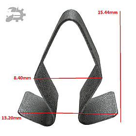 Кліпса фіксатор накладки салона Jetta 5 Volkswagen 4A0867276B