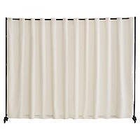 VEVOR Кімната Перегородка Перегородка Переносний Рулонний Бежевий Однопанельний Офіс 311663