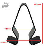 Кліпса фіксатор накладки салона A2 Audi 8L4867276, фото 3