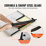 Важіль для різання паперу VEVOR, максимальна ширина різу 457,2 мм, ручна машина для різання паперу, ємність 15, фото 5