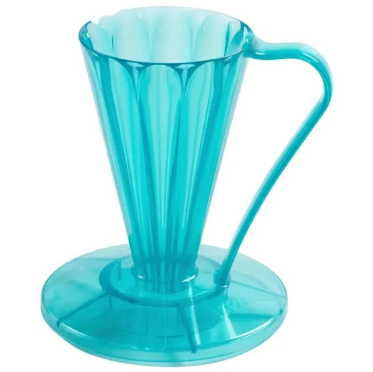 Пуровер Cafec Deep 27 Tritan Flower Dripper Yomeca Blue, фото 1