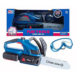 6819 Бензопила звук, світло, батар, автоматичне обертання, окуляри, у коробці