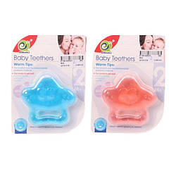 22 В Брязкальце-прорізувач, мікс 3 колір, силікон із рідким наповнювачем, планшет.11*1,5*16 см