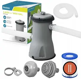 Картриджний фільтр-насос Bestway 3028 л/год для басейну 58386