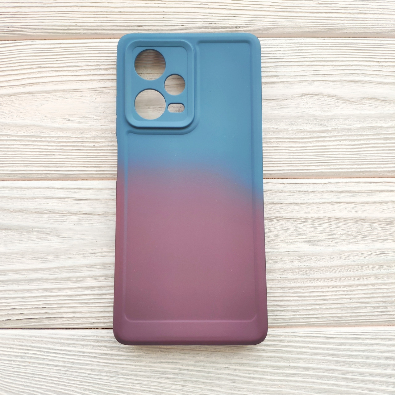 Чохол TPU Gradient для Xiaomi Redmi Note 12 Pro 5G Dark blue-purple