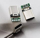 Роз'єм USB Type-C розбірний ремонтний чорний білий, фото 5