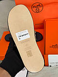 Шкіряні сланці бежеві літні шльопанці сланці, фото 6