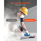 Насадка для витяжки VEVOR, кутова шліфувальна машина з алмазним чашечковим кругом 125 мм 300359, фото 5