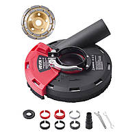 Насадка для витяжки VEVOR, кутова шліфувальна машина з алмазним чашечковим кругом 125 мм 300359