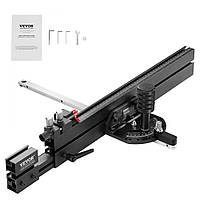 Кутовий калібр VEVOR, стандартний паз 19 x 10 мм, алюмінієвий сплав з сіткою 48-89 см, 15 кутових упорів,