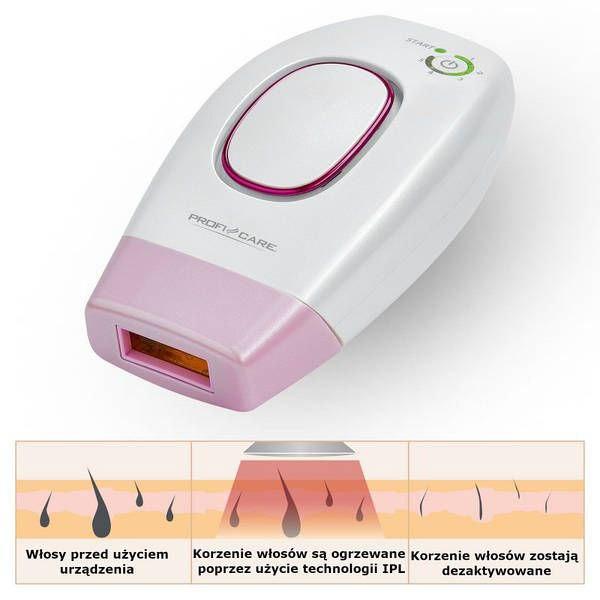 Епілятор, фотоепілятор ProfiCare PC-IPL 3024 з технологією IPL та 5-ступеневим регулюванням