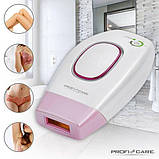 Епілятор, фотоепілятор ProfiCare PC-IPL 3024 з технологією IPL та 5-ступеневим регулюванням, фото 4