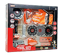 Ігровий набір Болгарка Tool Set KY1068-44 — дитяча акумуляторна шліфмашина 28 см з дисками, окулярами та рукавичками, фото 6