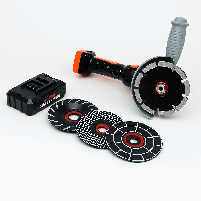 Ігровий набір Болгарка Tool Set KY1068-44 — дитяча акумуляторна шліфмашина 28 см з дисками, окулярами та рукавичками, фото 8