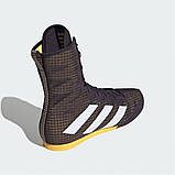Боксерки взуття для боксу Adidas Box Hog 4 Olympic чорні для дітей та дорослих, фото 4