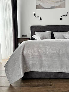 Покривало "Мармур", 100% cotton, сірий колір (Розміри і кольори в асортименті)