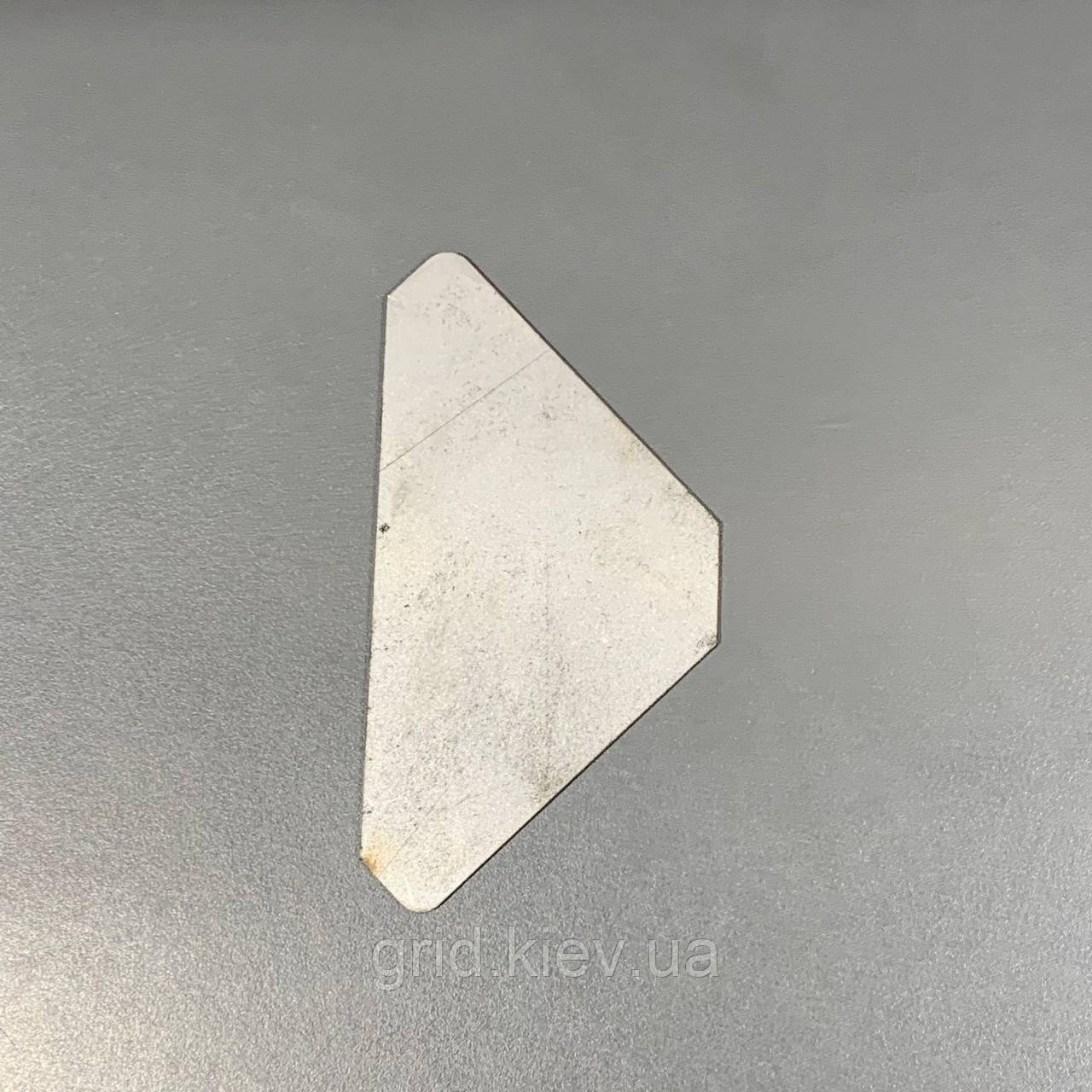 Косинка 85х85 мм трикутна приварна товщина 1.5 мм, для посилення сталева КП-85, фото 1