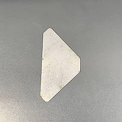 Косинка 100х100 мм трикутна приварна товщина 2 мм, для посилення сталева КП-100