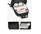 Рюкзак чоловічий міський чорний об'єм 15 літрів, фото 5