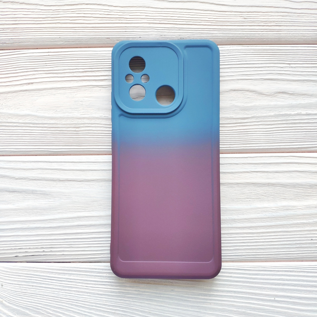Чохол TPU Gradient для Xiaomi Redmi 12C Dark blue-purple