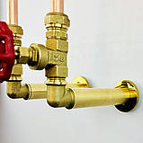 Комплект для бойлера з клапаном RETRO L13 латунний Boiler Series, фото 4