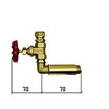 Комплект для бойлера з клапаном  RETRO M13 латуний Boiler Series, фото 4