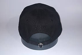 Бейсболка чоловіча Polo 25-408 чорна, фото 4