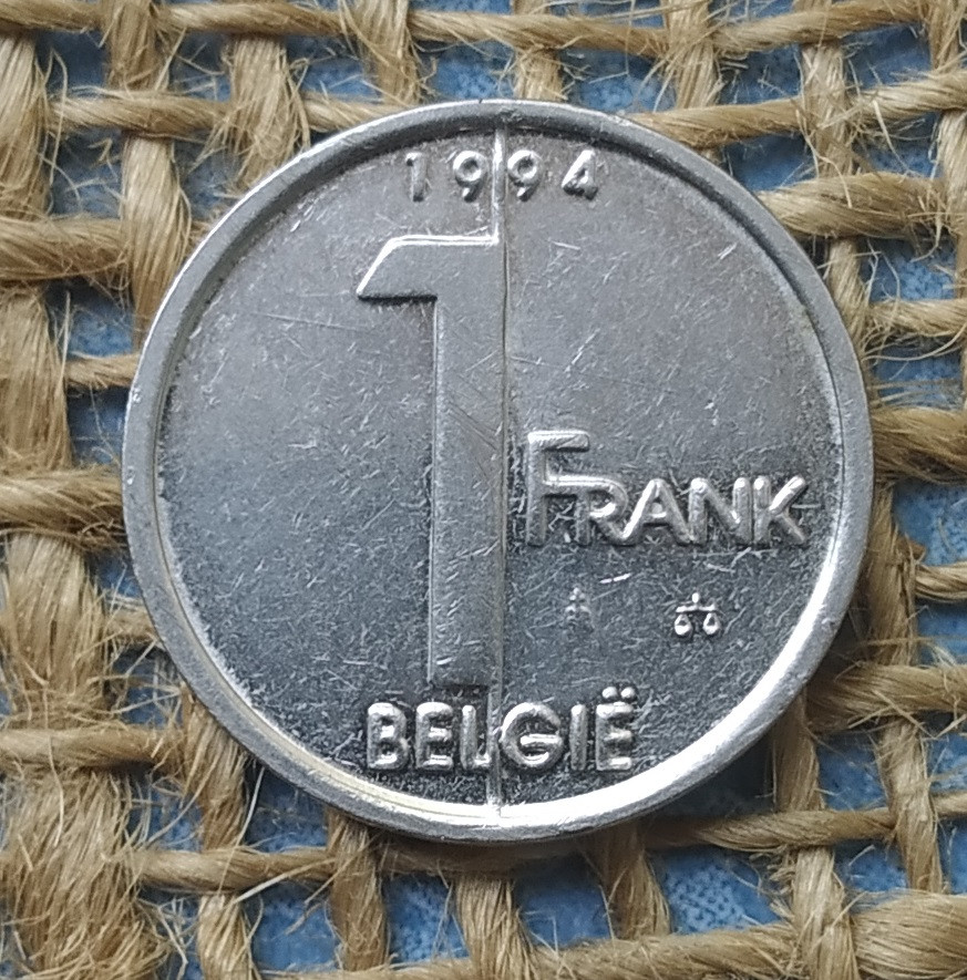 1 франк 1994 року. Бельгiя